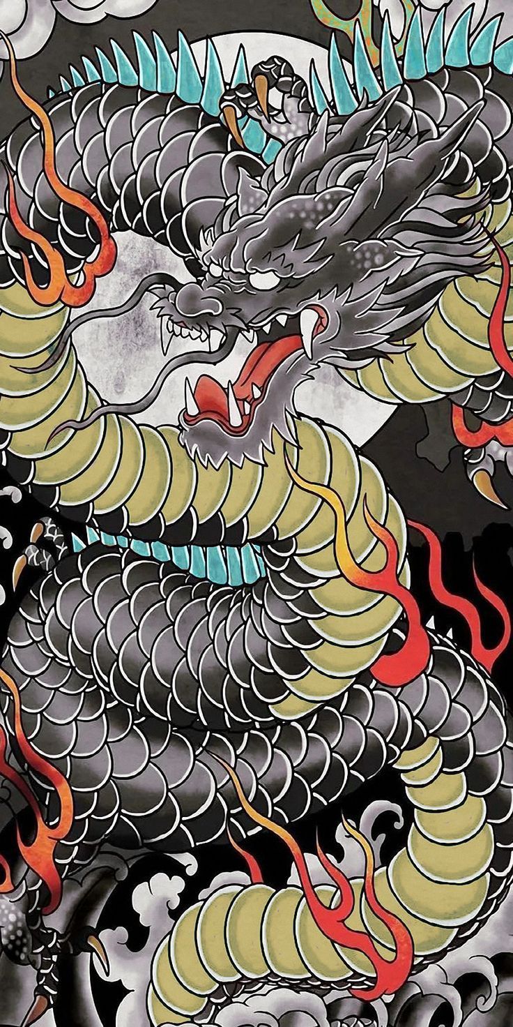 Dragon Phone Wallpaper Colorful