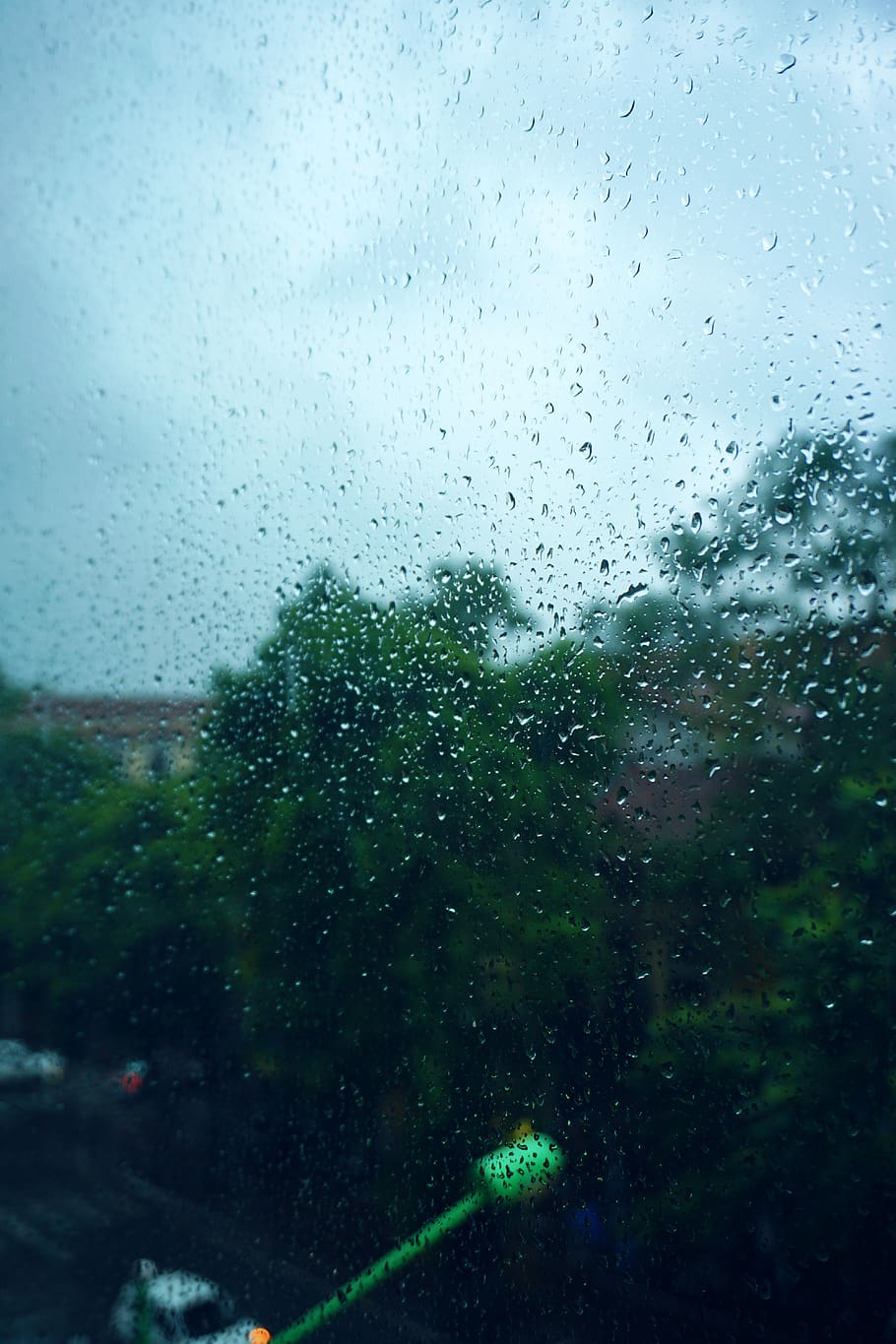 Sad Wallpaper Green Sky Water Atmospheric Phenomenon Rain