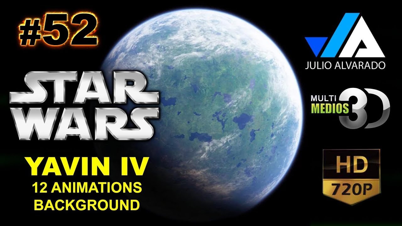 Yavin Iv Star Wars Background Animations 3d
