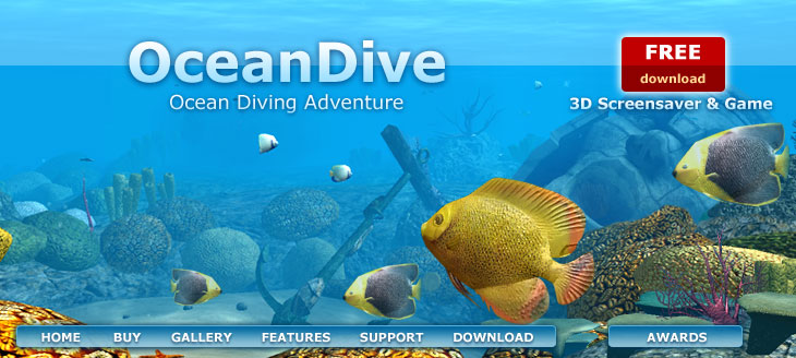 Moving Fish Aquarium Screensaver