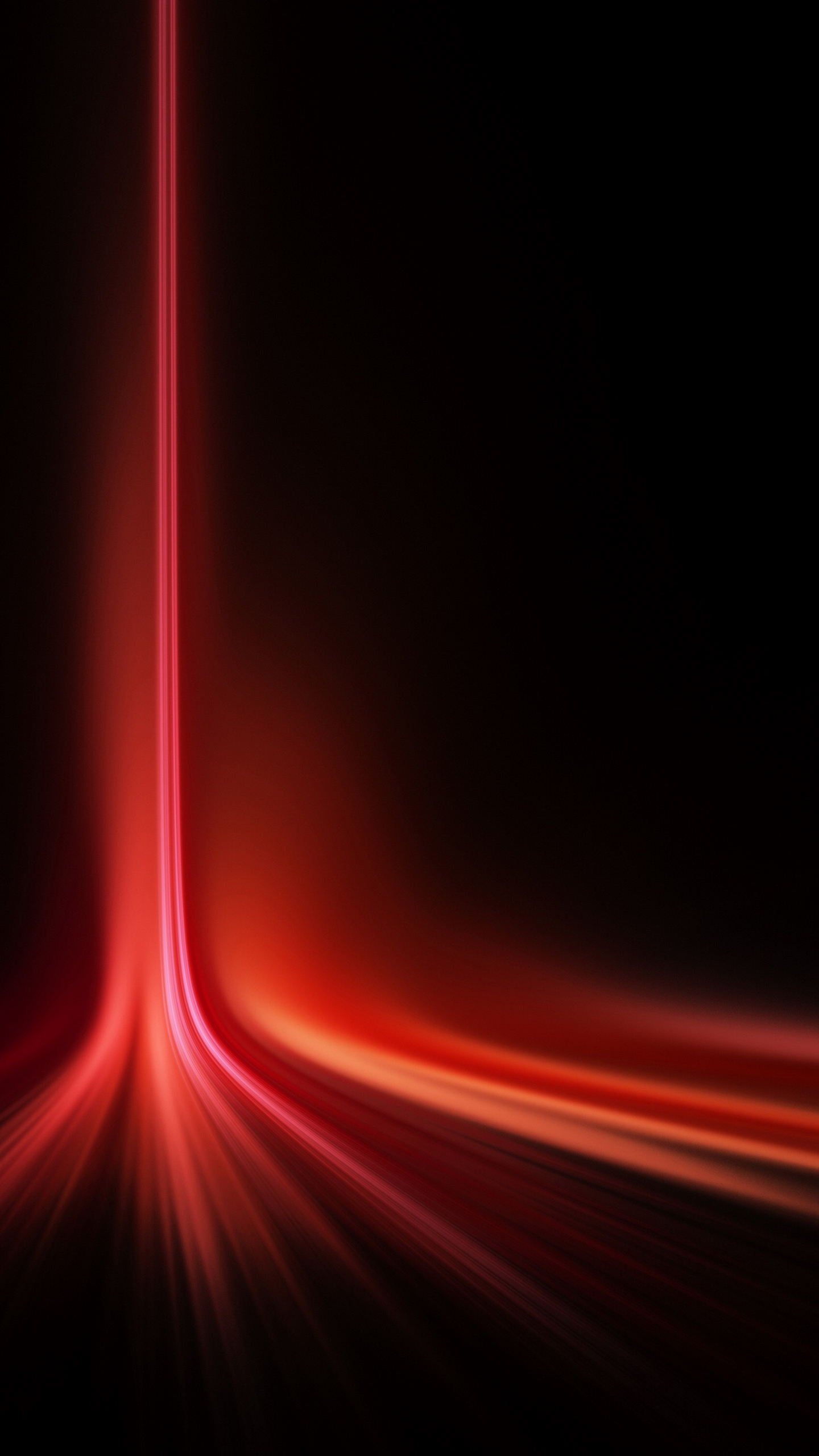 Vertical Red Laser Light Spread Lock Screen Samsung Galaxy