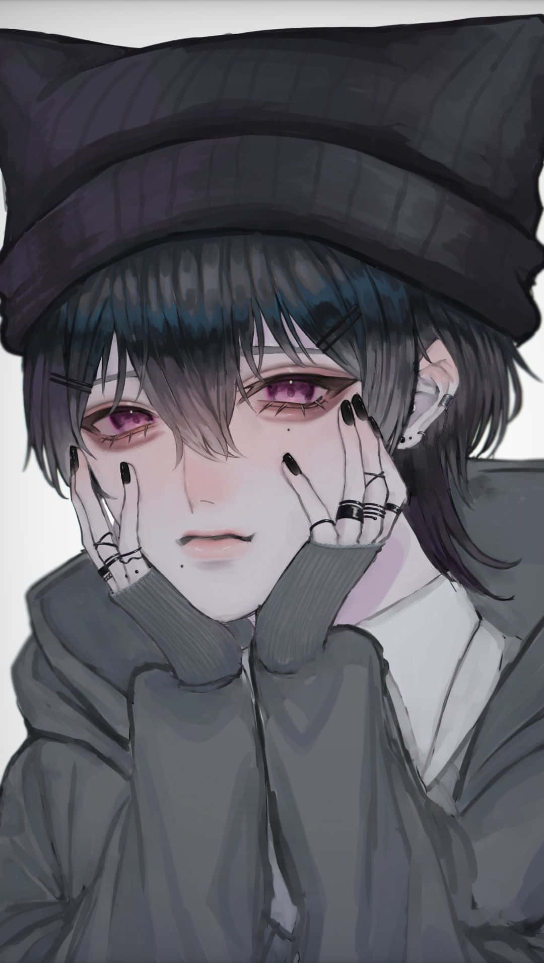 Dark Anime Boy Wallpaper