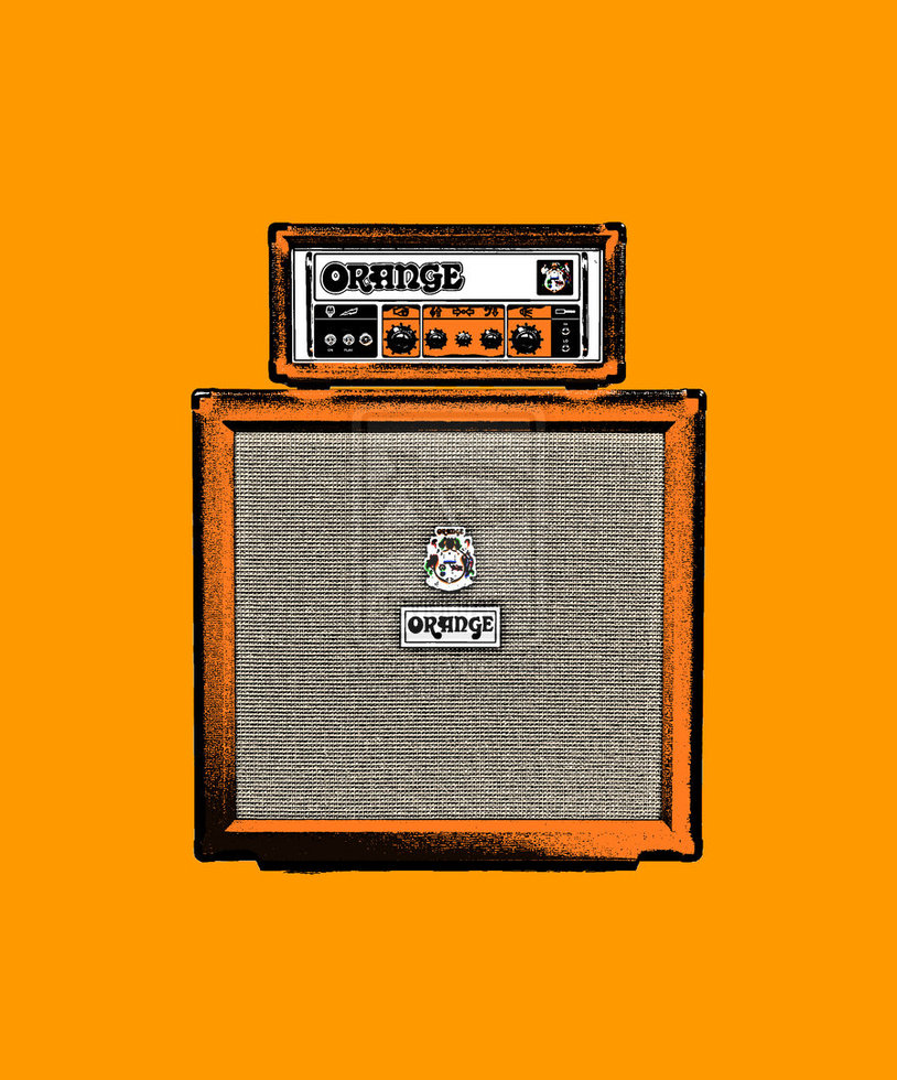 Orange Half Stack Guitar Amp By Maggiemgill