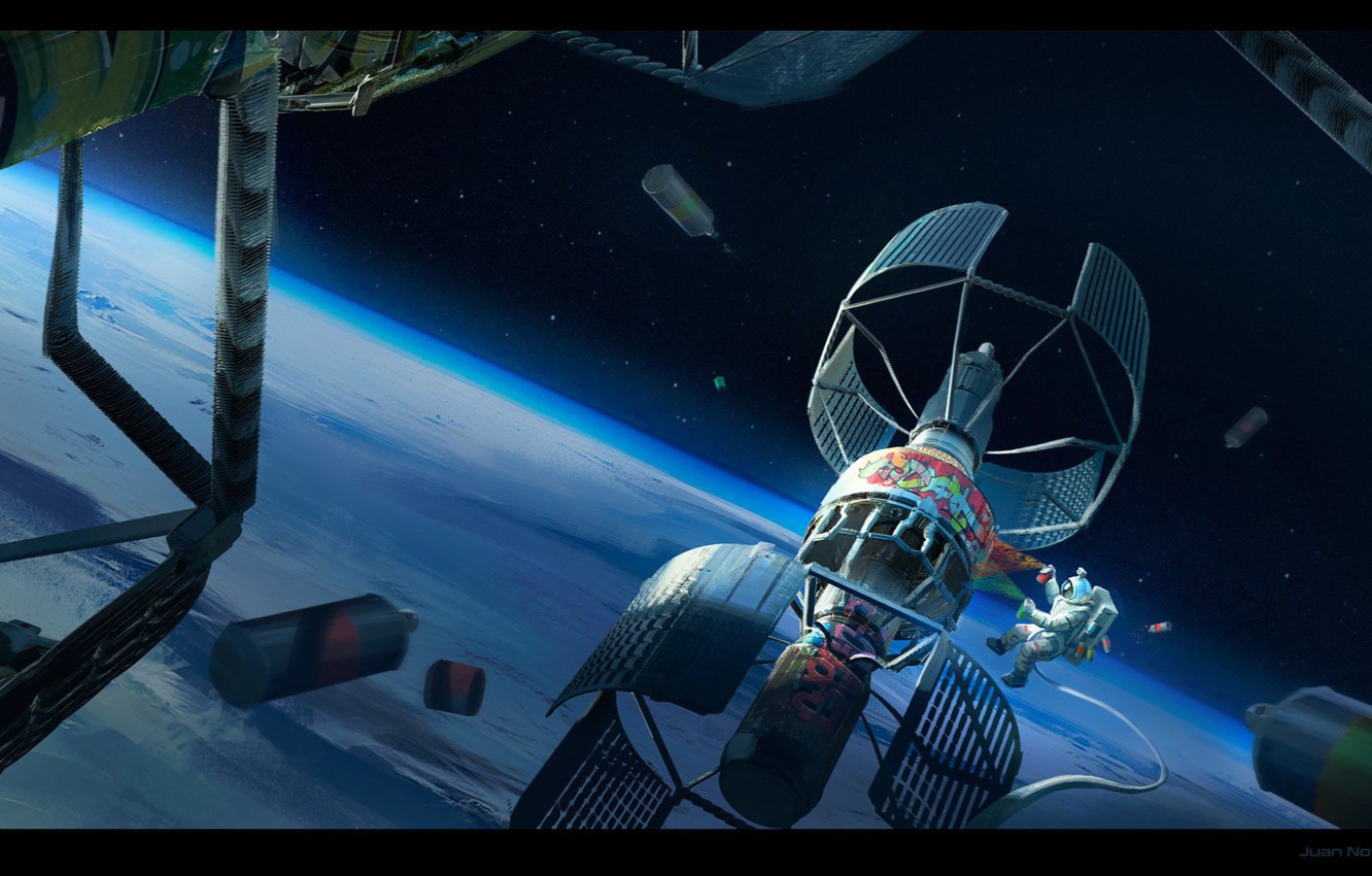 Wallpaper planet astronaut final space art images for desktop