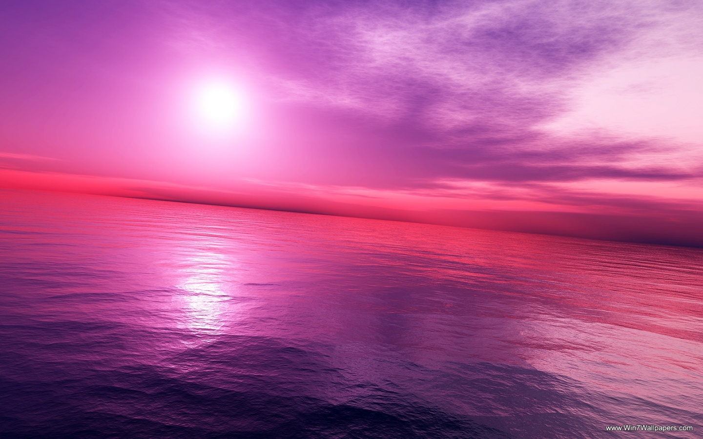 Pink Sunset Wallpaper HD