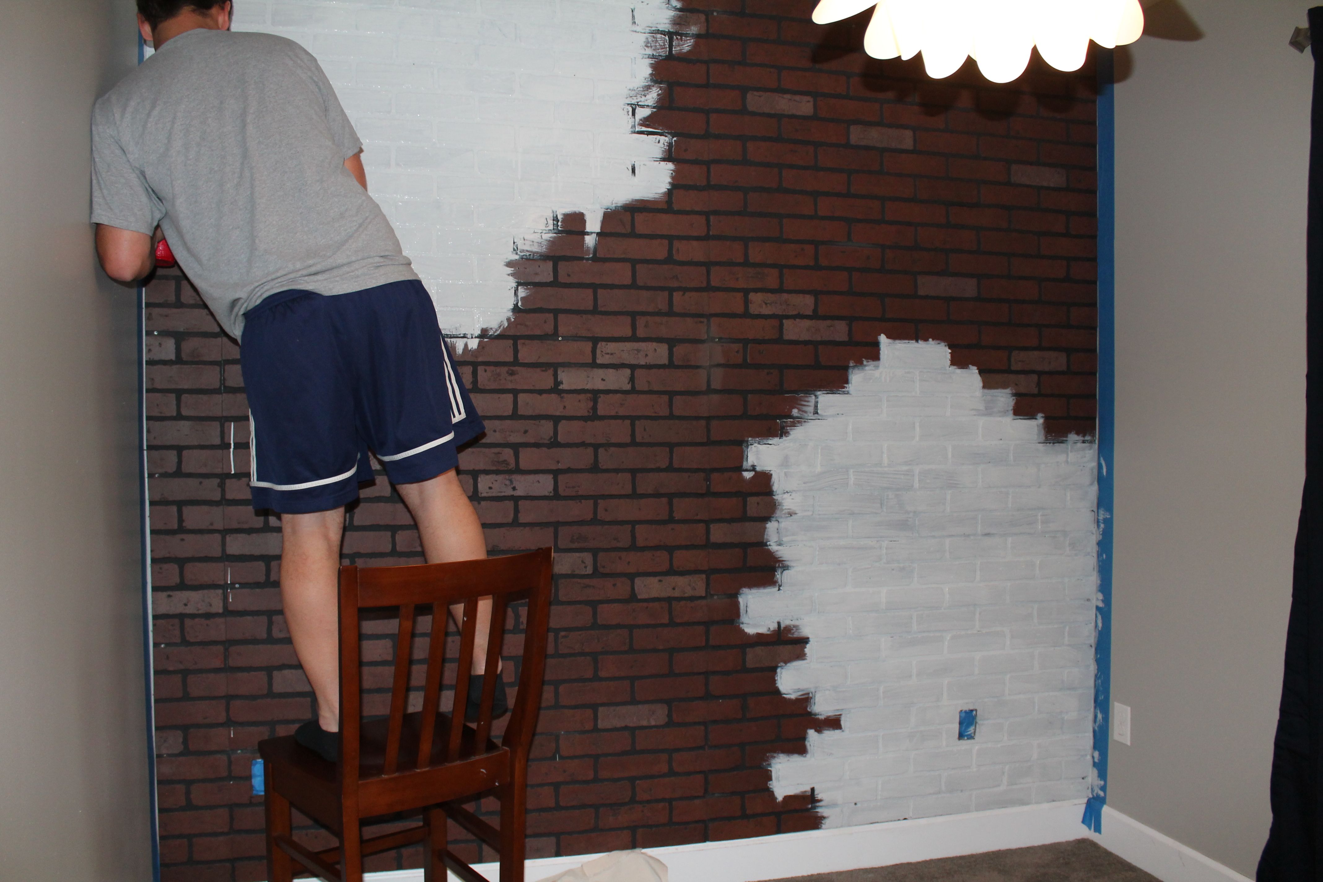 48 Faux Brick Wallpaper Home Depot On Wallpapersafari