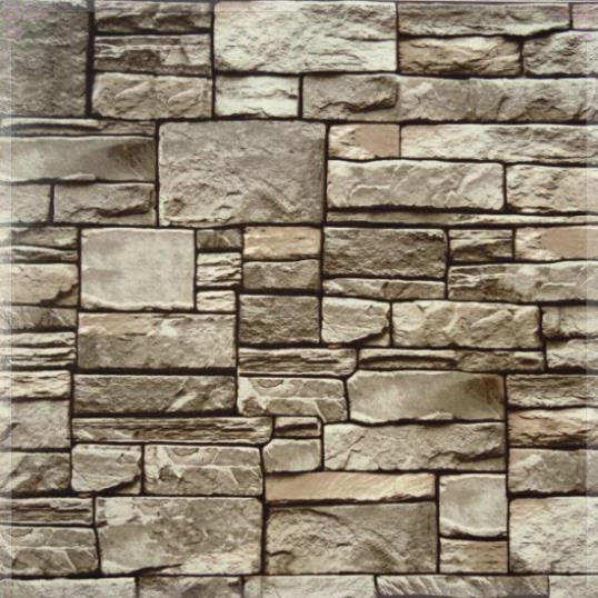 Natural Rustic Grey Off White Red Brick Stone Wall Pvc Vinyl Wallpaper