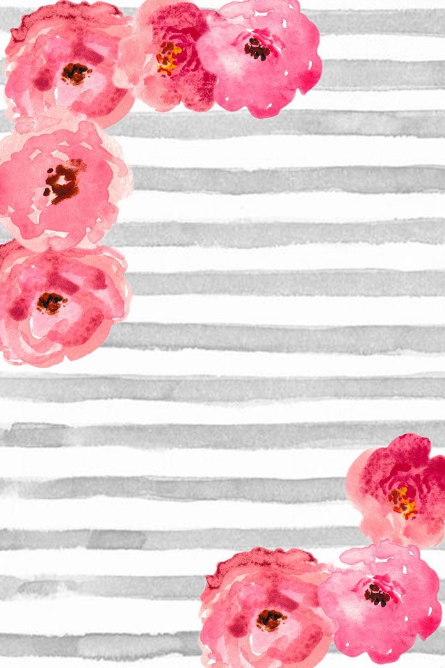 Phone Wallpaper Background Cute Gray And White Watercolor