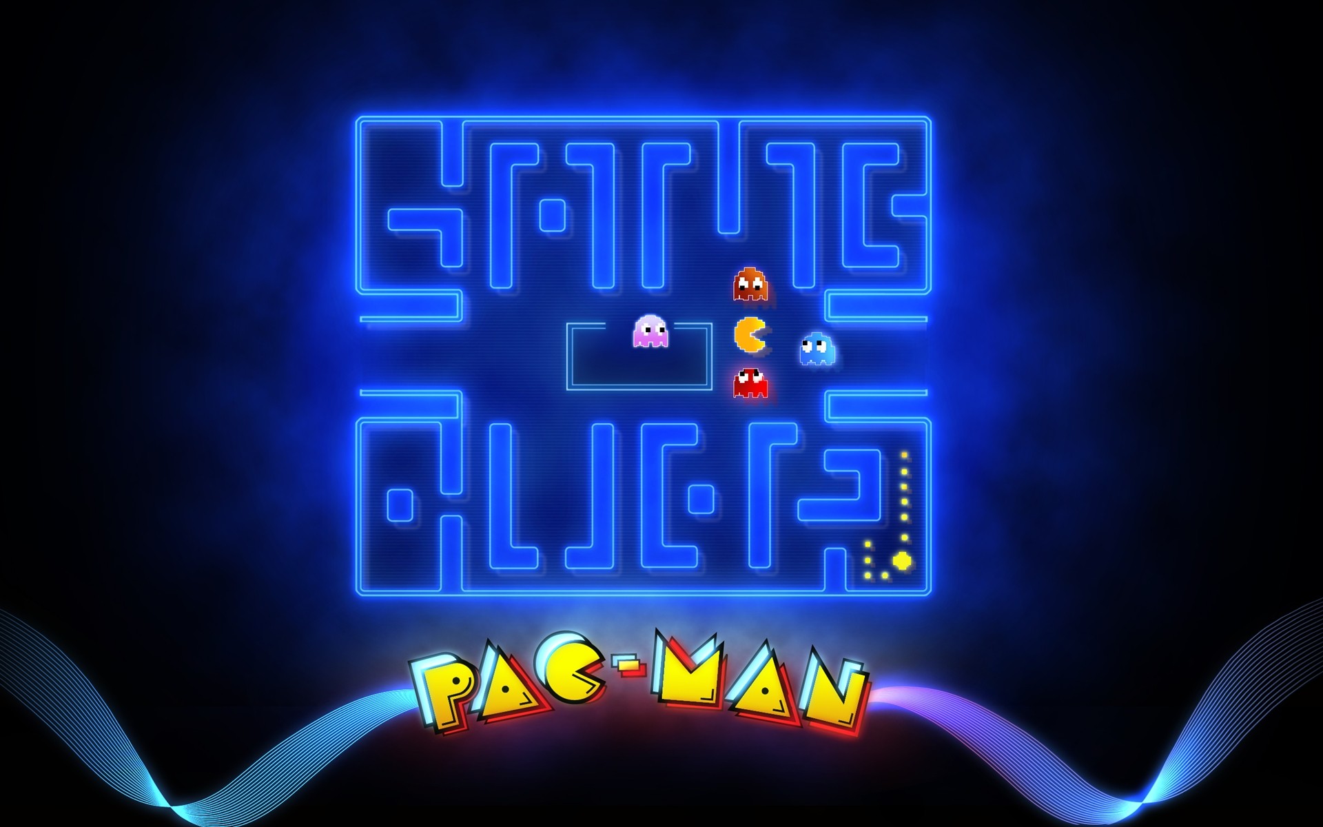 Pacman Background HD Wallpaper