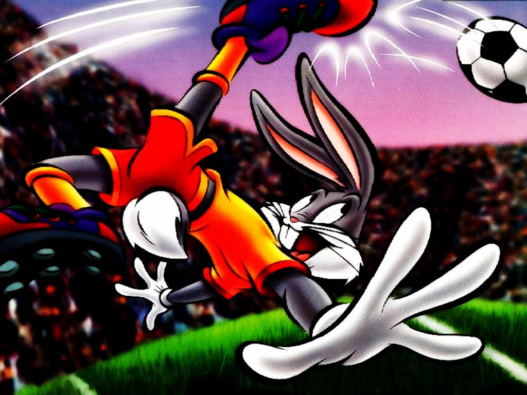 Cartoons Wallpaper Bugs Bunny Soccer