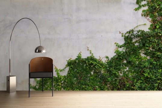 Ivy Covered Wall Mural Wallpaper Finishes