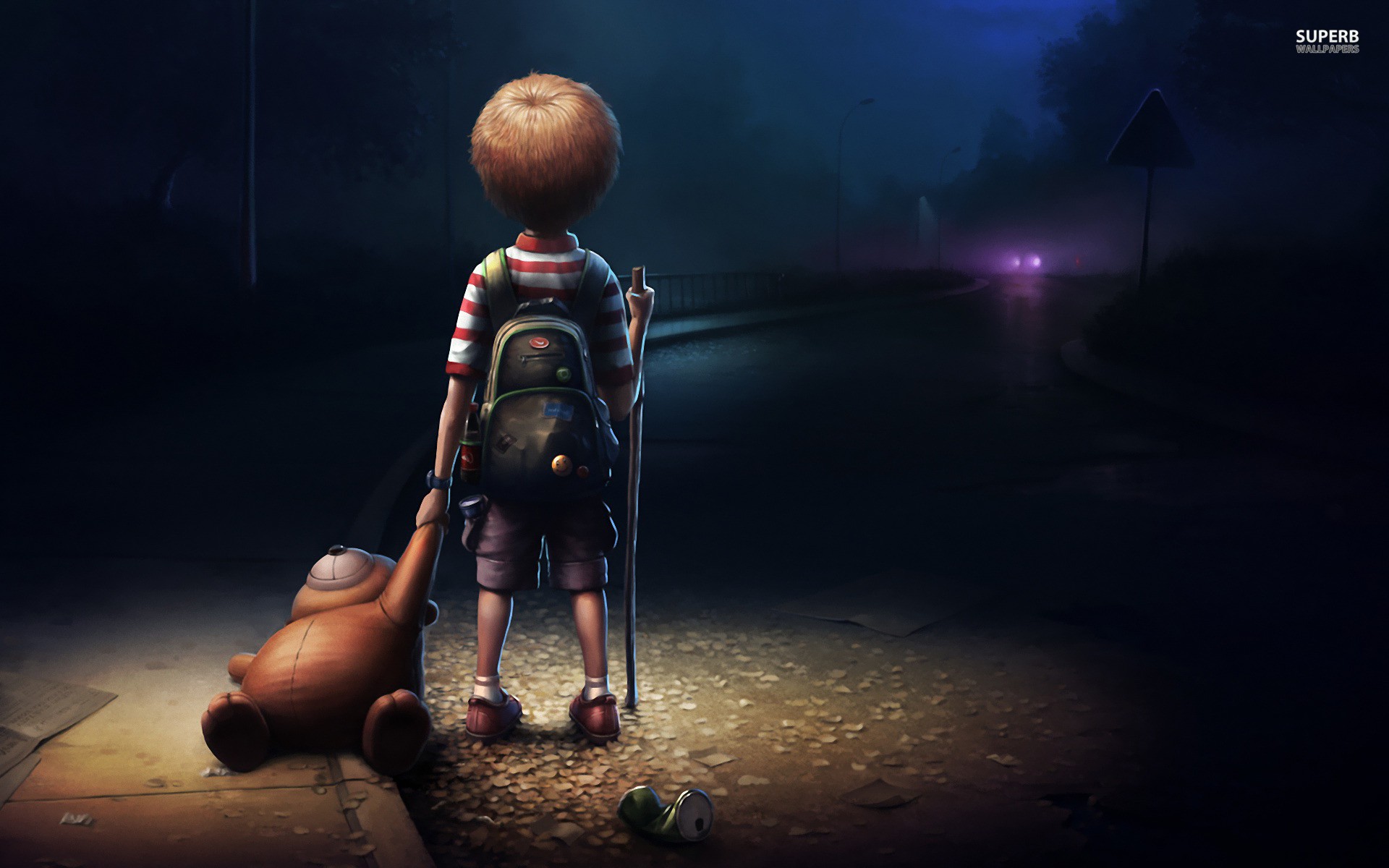 Alone Kid Boy Hd Wallpaper Stylish