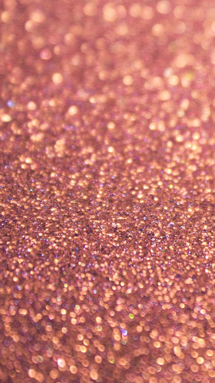 Rose Gold Glitter Sparkles Phone Wallpaper