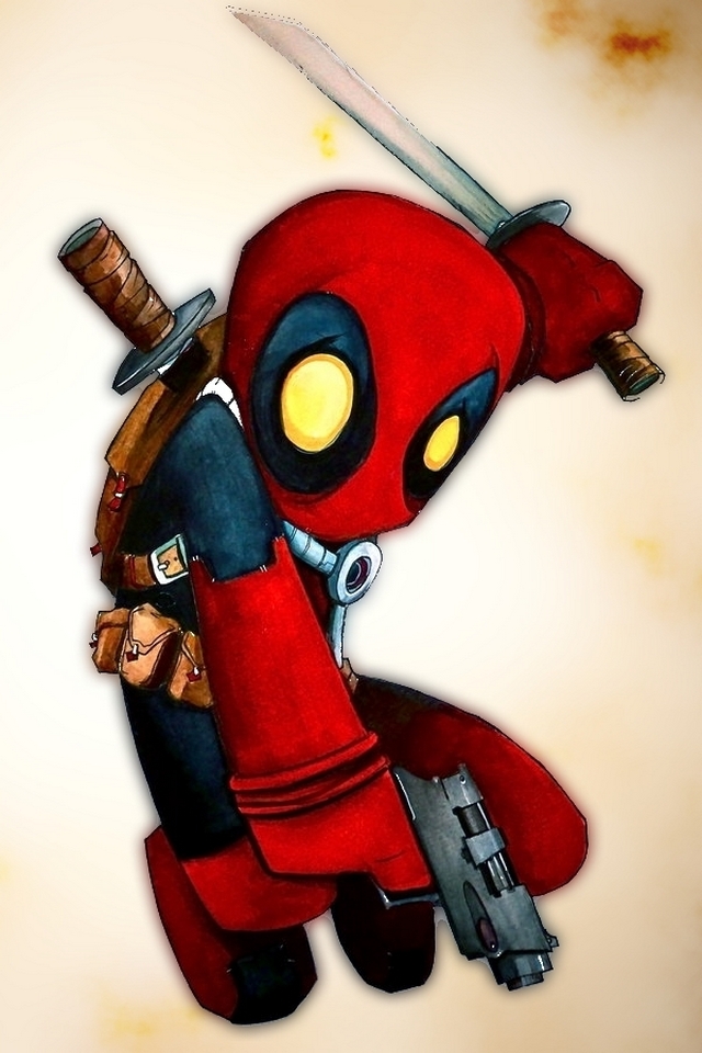 Deadpool iPhone Ipod Touch Android Wallpaper Background