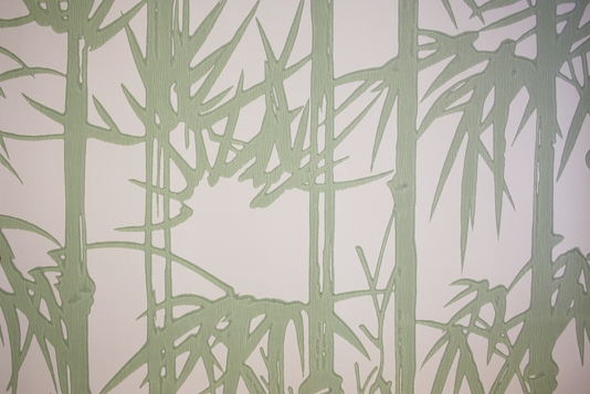 Bamboo Wallpaper An Exotic Design In Pale Green On