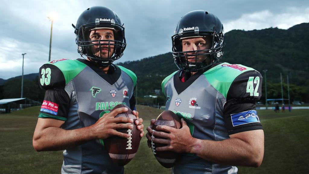 Cairns Falcons Rookie Quarterback To Draw On Basketball Background