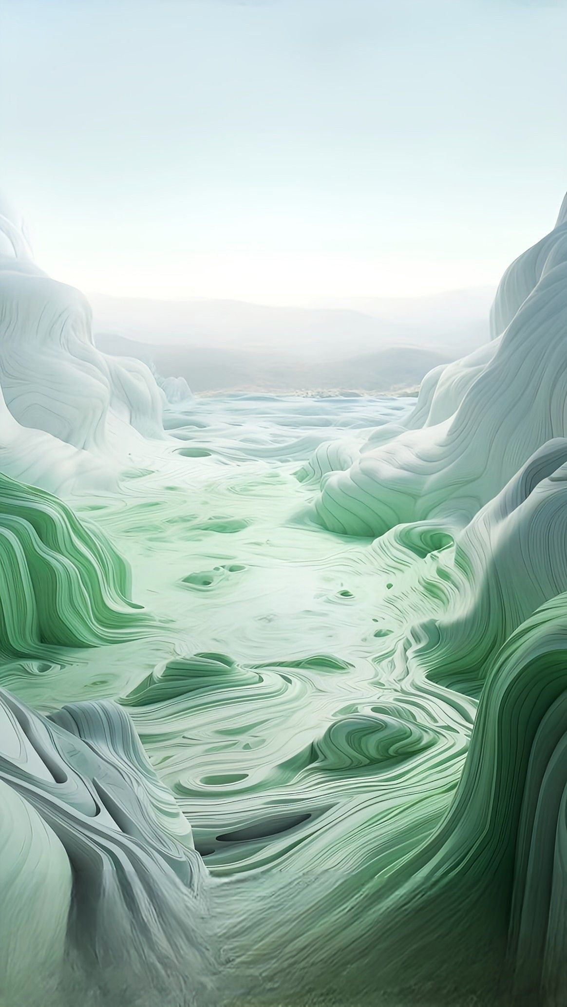 Abstract Landscape Wall Art Wallpaper