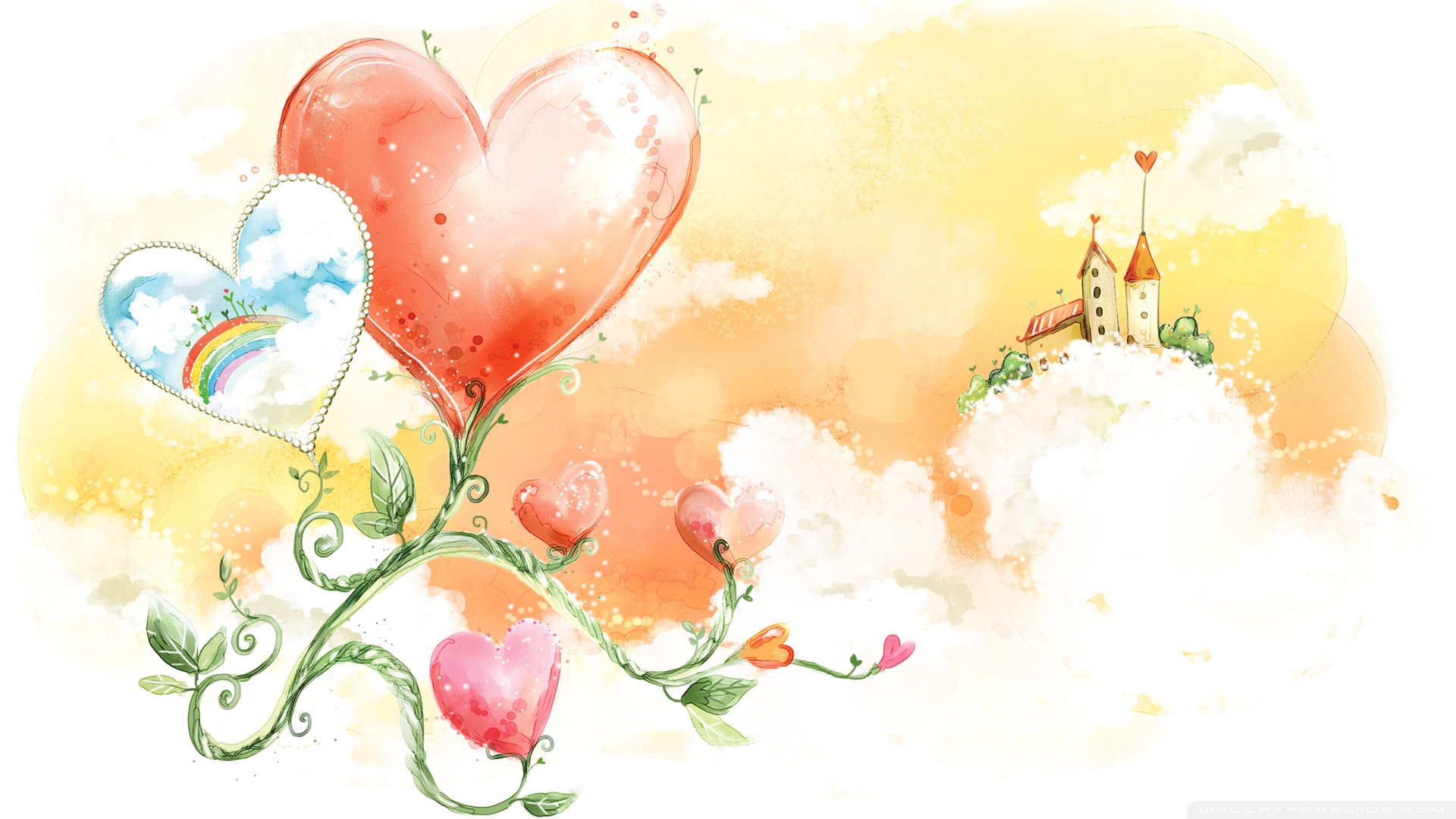 Valentines Day Wallpaper Love Flowers
