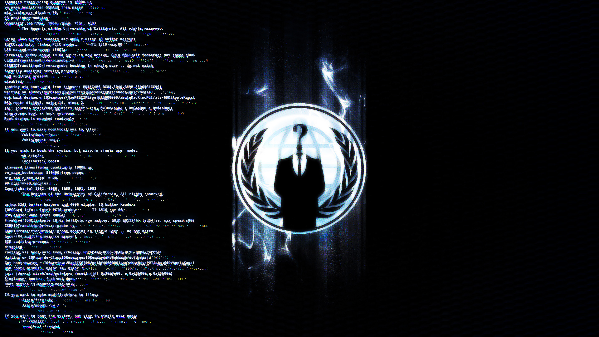 Anomynous Program Puter Dark Anarchy Error Wallpaper Background