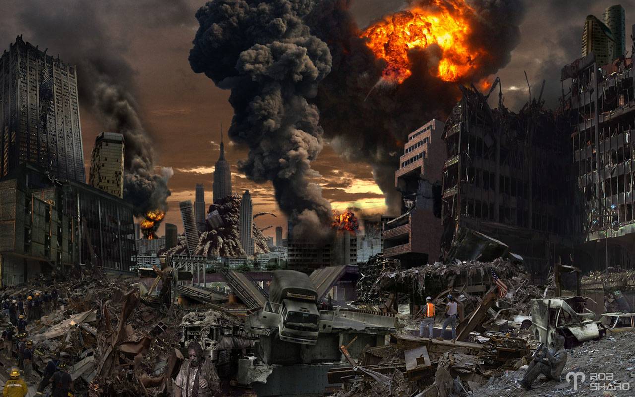 76+] Destroyed City Background - WallpaperSafari