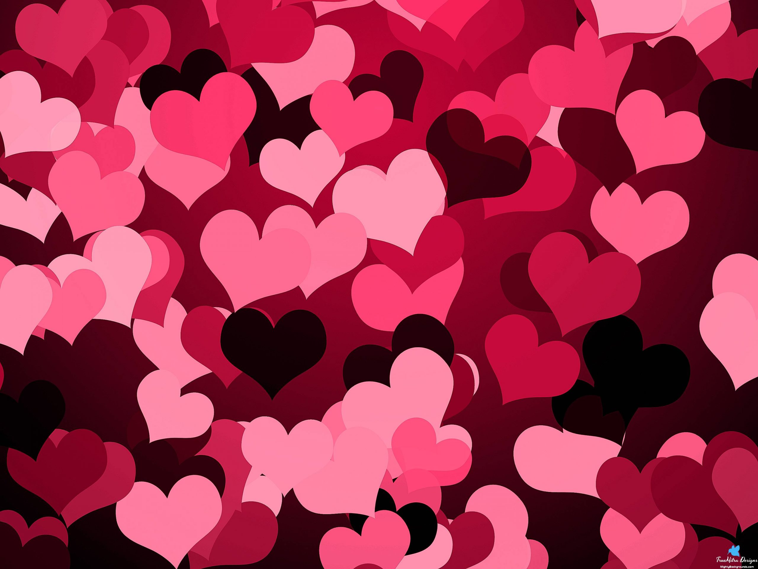HD Black Emoji Hearts Pattern Background PNG  Citypng