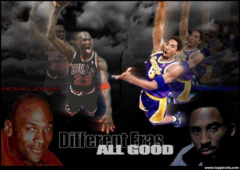 Download Kobe Bryant And Michael Jordan Rivals and Friends Wallpaper   Wallpaperscom