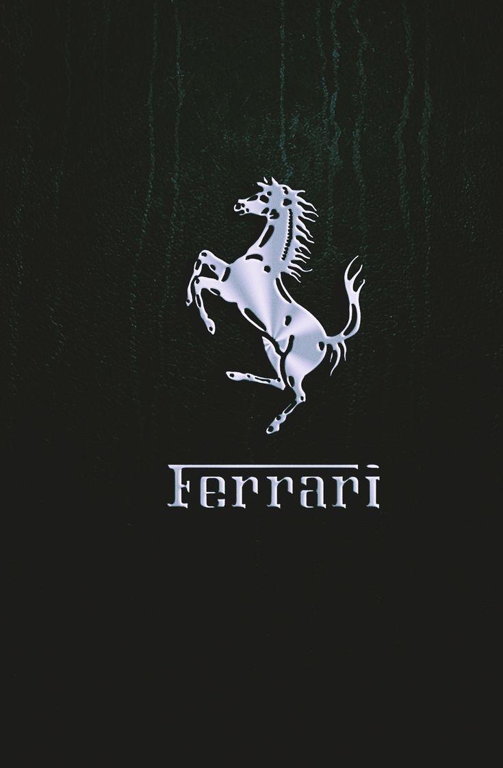 Wallpaper For iPhone Ferrari Logo Black