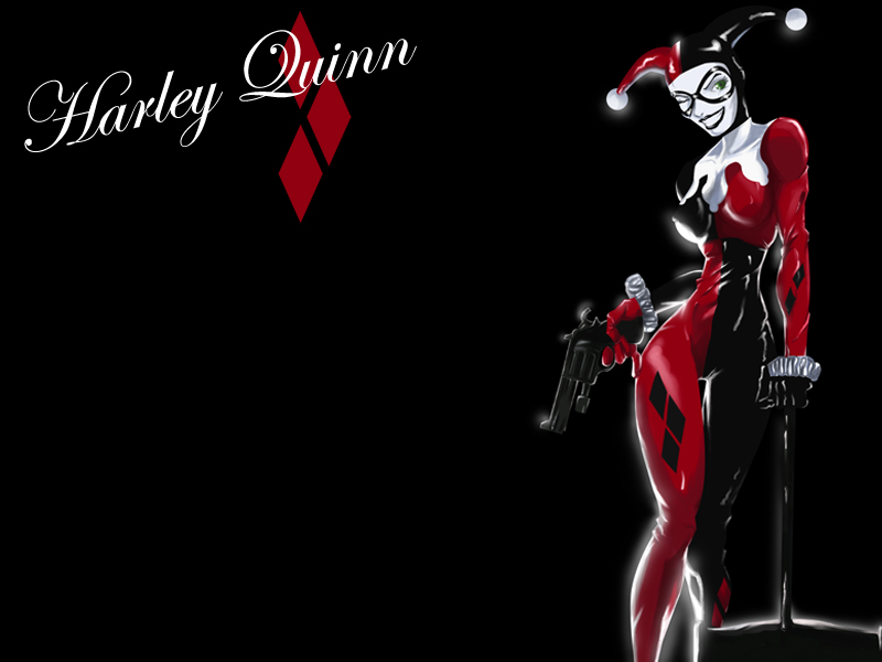 Harley Quinn And Joker Background Wallpaper Langaw