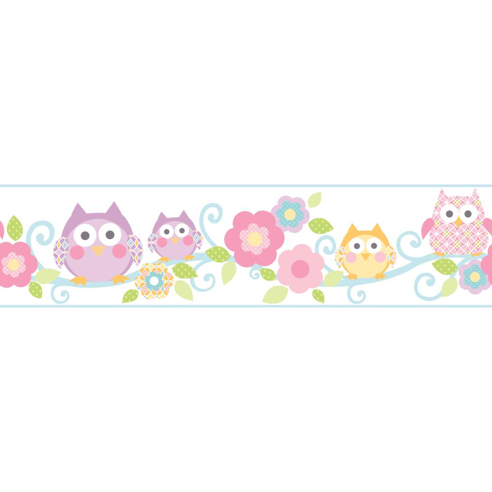 Wallpaper By Topics Childrens And Kids Owl   Wallpaper Border