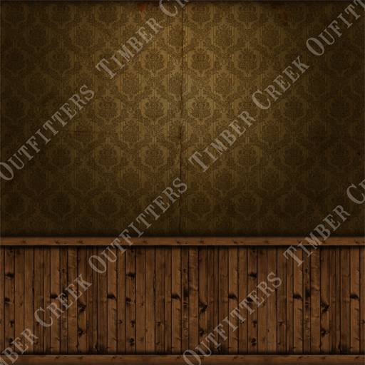 Second Life Marketplace Timber Creek Wallpaper Wainscoting Dark