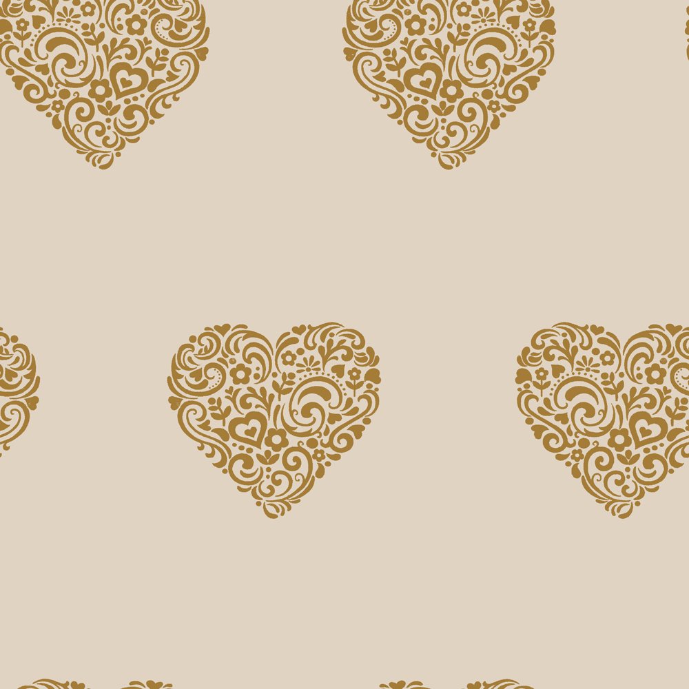 Wallpaper Taupe Gold I Love From Uk