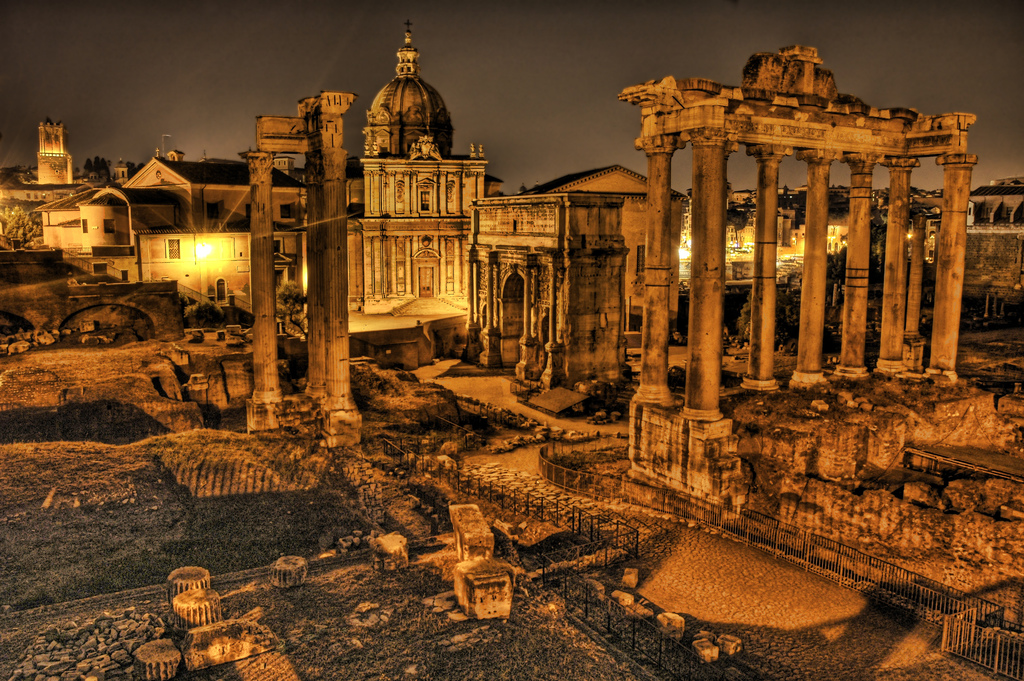 The Fall Of Roman Empire Sunset