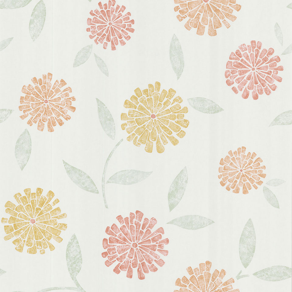 Citrus Modern Floral Wallpaper Online Shopping Event