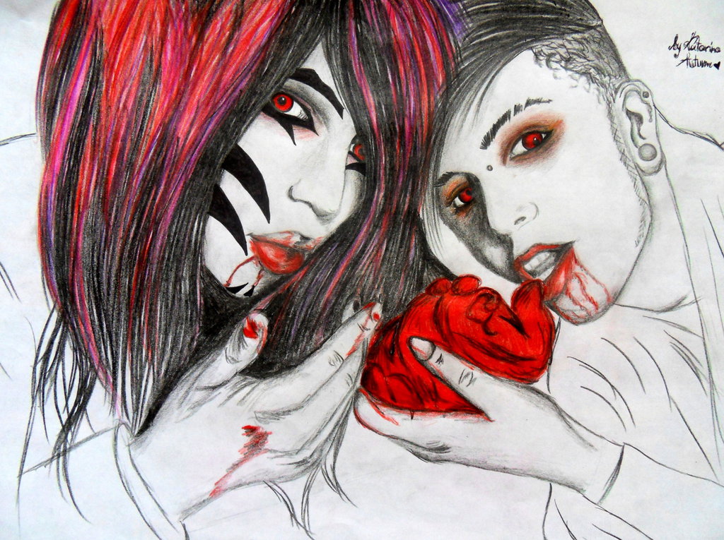 Blood On The Dance Floor Portrait Sketch By Katarinaautumn
