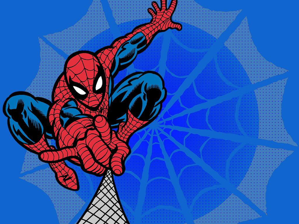 Free download Blue background Spiderman Cute Cartoon Wallpaper [1024x768]  for your Desktop, Mobile & Tablet | Explore 75+ Spider Man Wallpaper | Spider  Man 2099 Wallpaper, Spider Man 3 Wallpaper, Spider Man Wallpapers