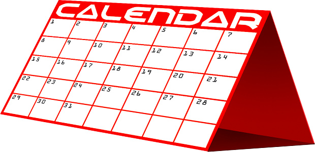 School Calendar Clipart Holiday Dates