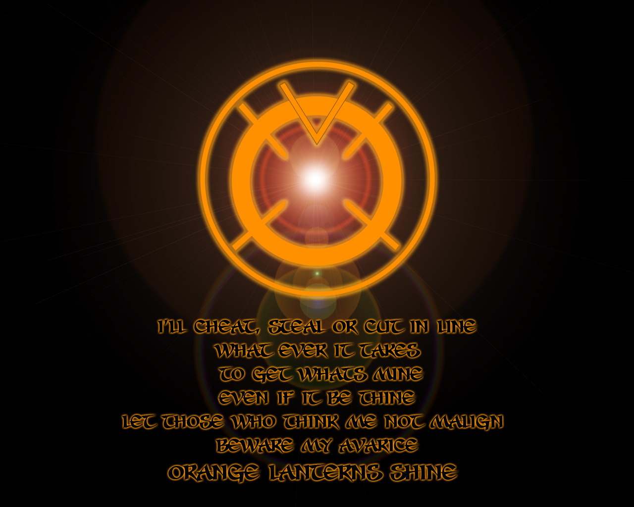 Orange Lantern Ring #R303 War of Light DC Heroclix | TrollAndToad