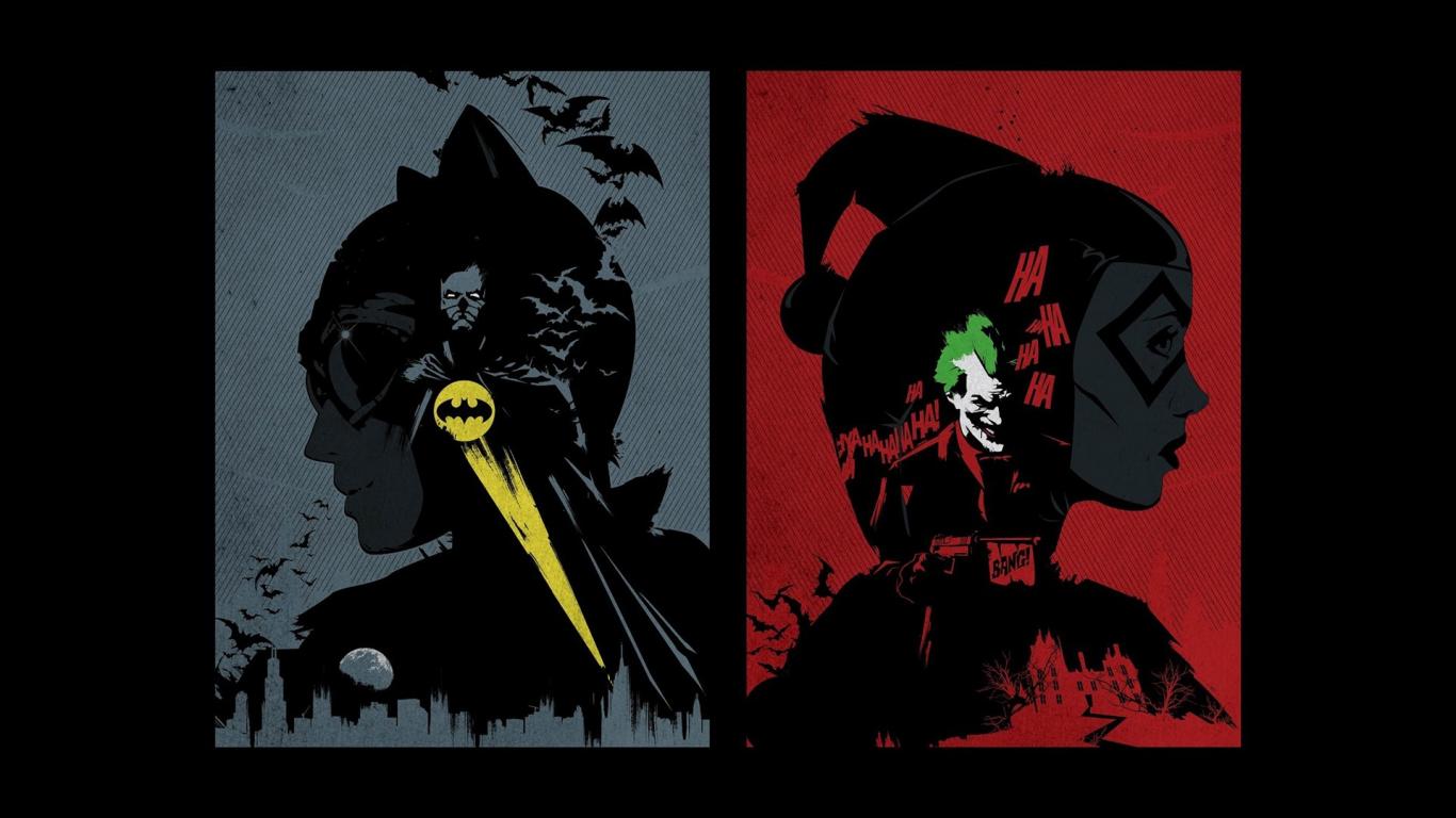 Batman Catwoman Dc Ics Harley Quinn The Joker Wallpaper