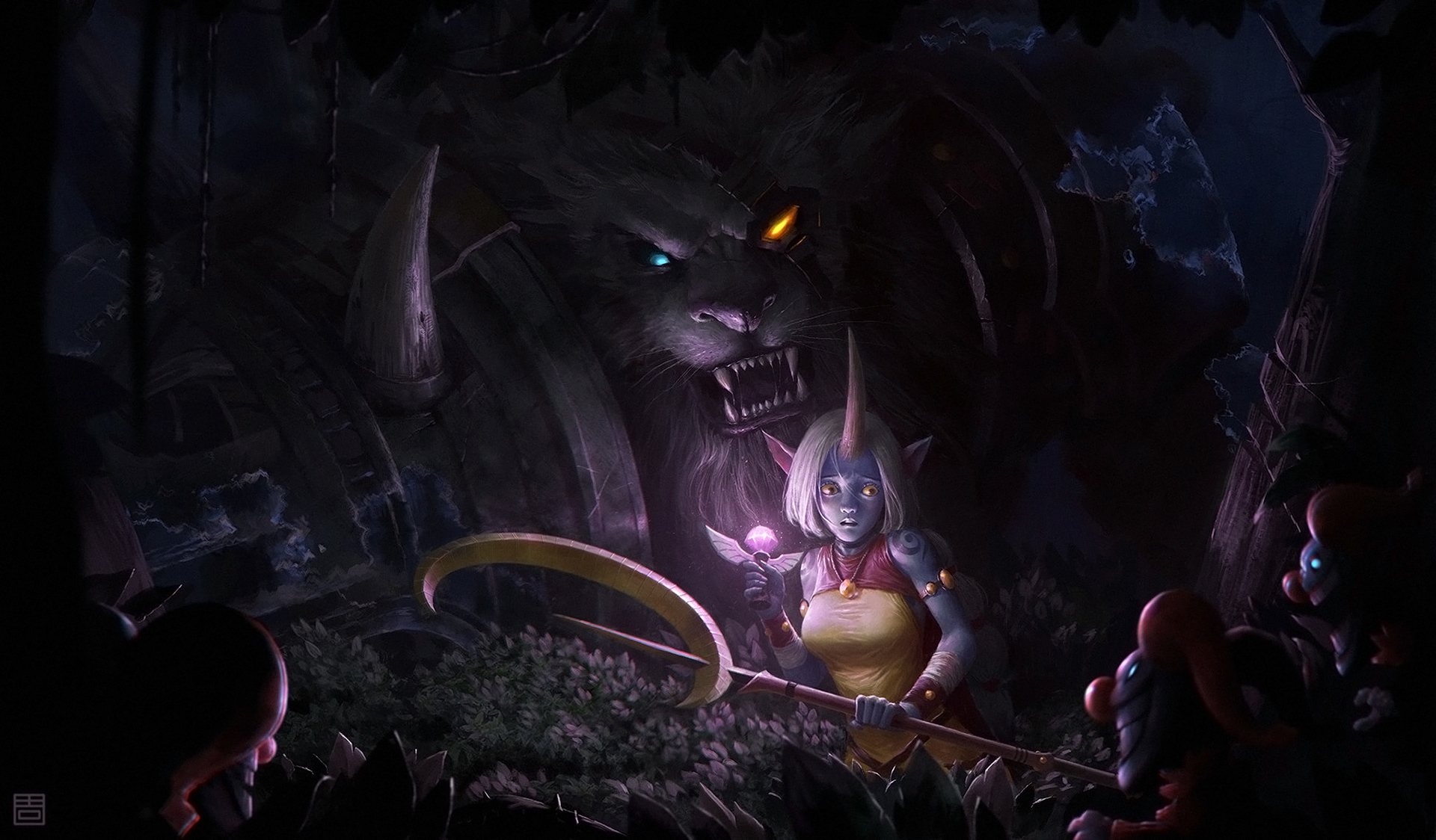 Rengar League Of Legends Desktop Background