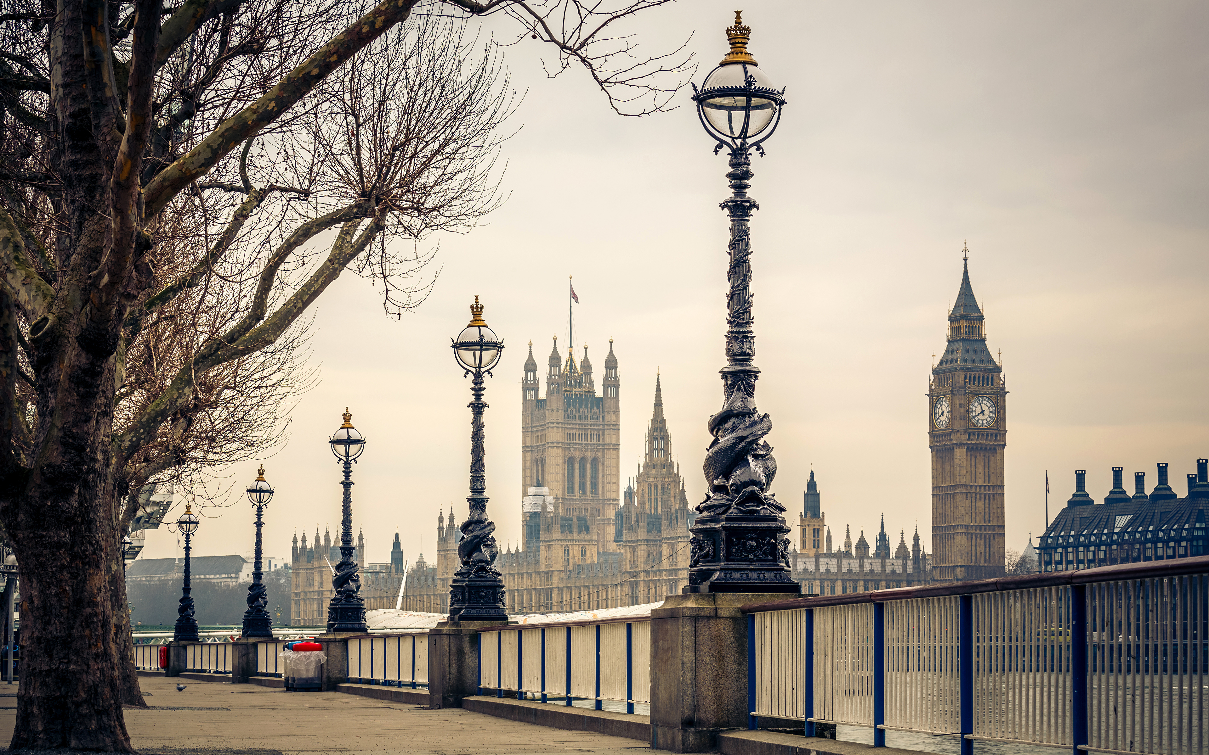 Fondos De Pantalla Reino Unido Londres Valla Farola Big Ben Wallpaper