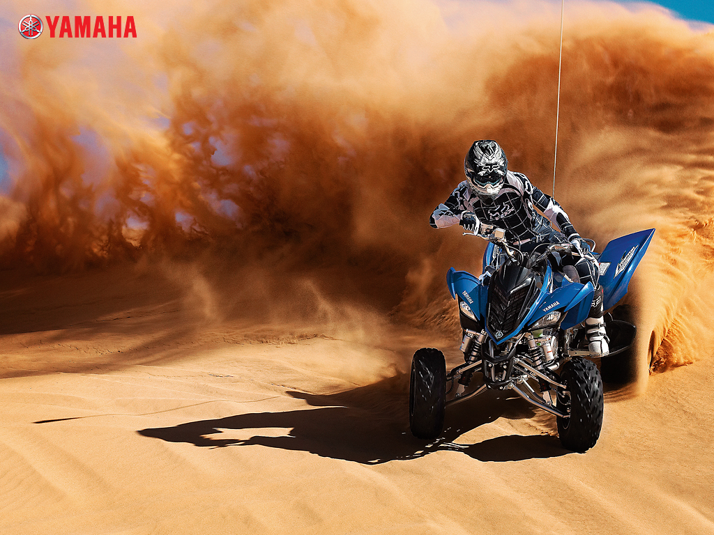 Yamaha Atv Wallpaper Raptor In The Sand Used Four