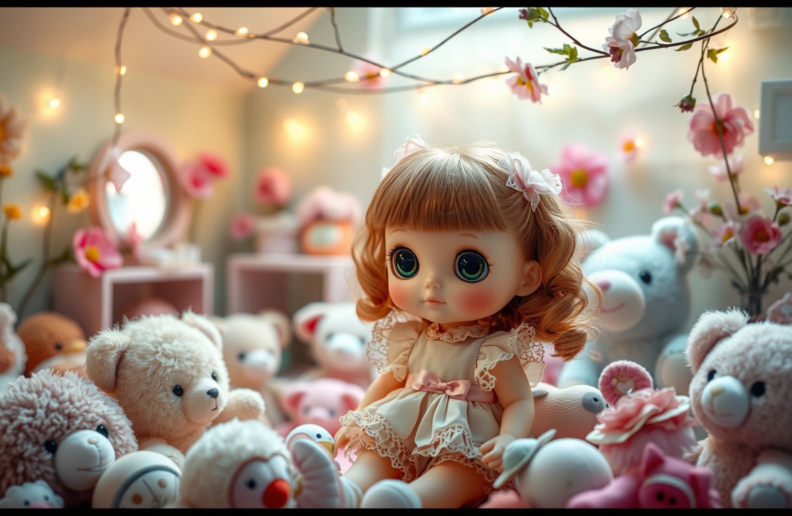 Very Cute Doll Wallpaper