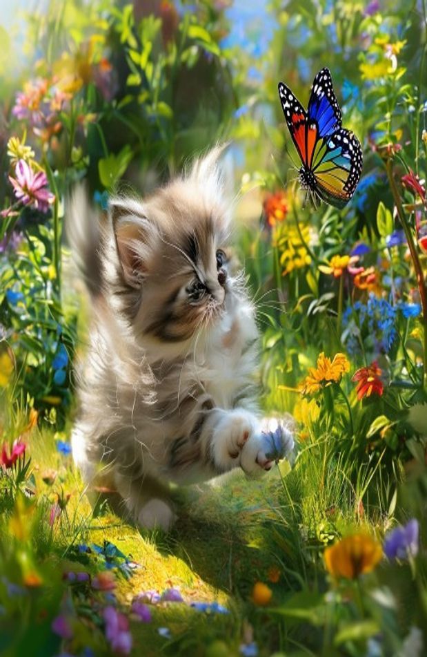 Cute Kitty Wallpaper