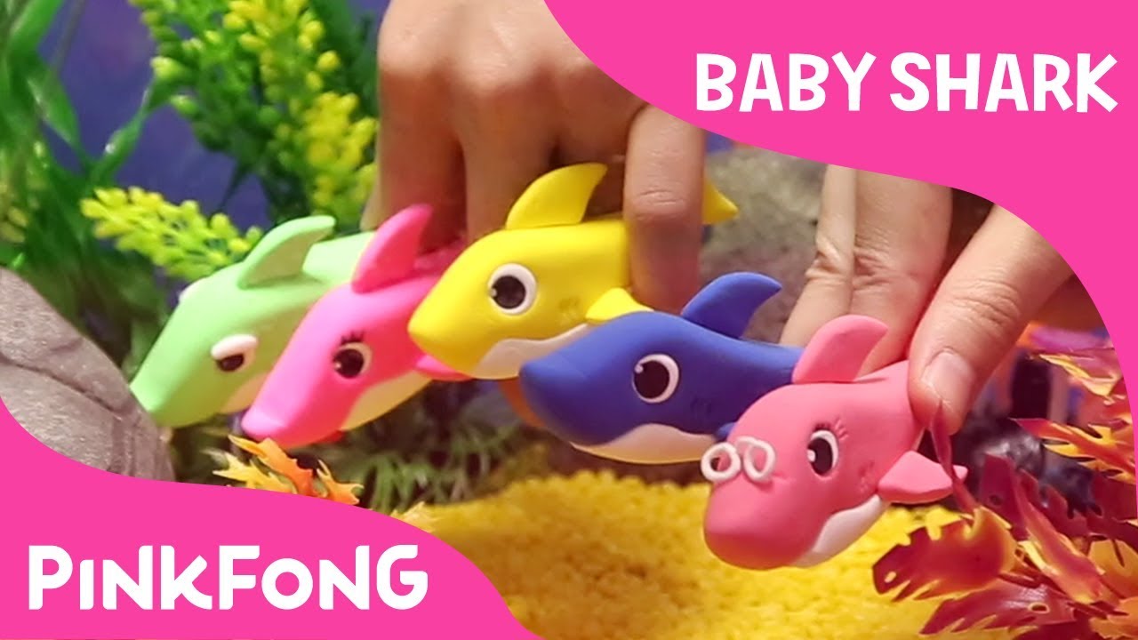 Clay Baby Shark Pinkfong Animal Songs