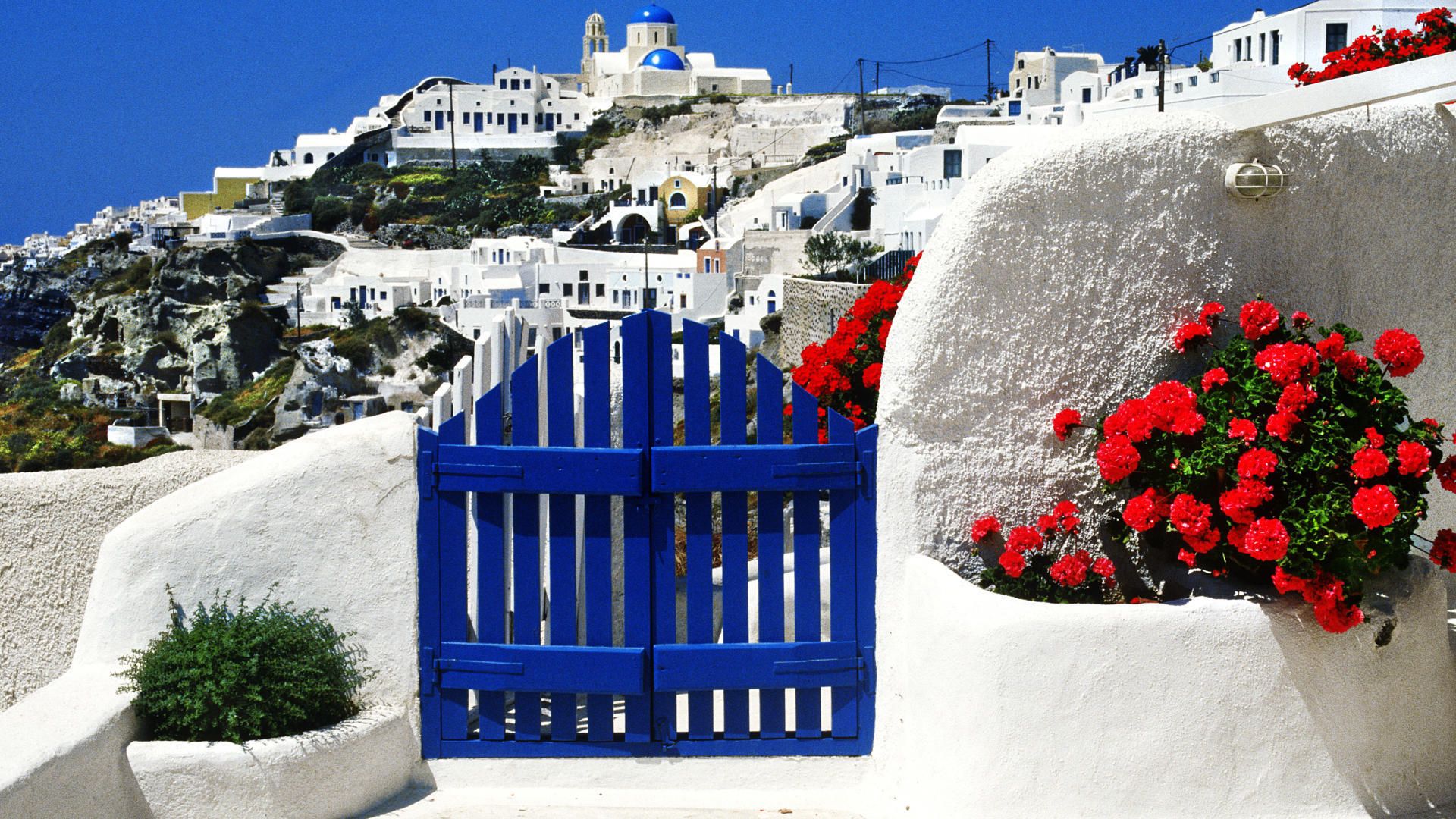 Large Greece Wallpaper Top Background