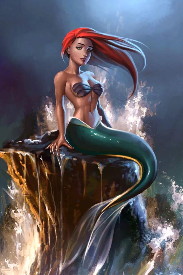 iPhone 4s Little Mermaid Wallpaper For