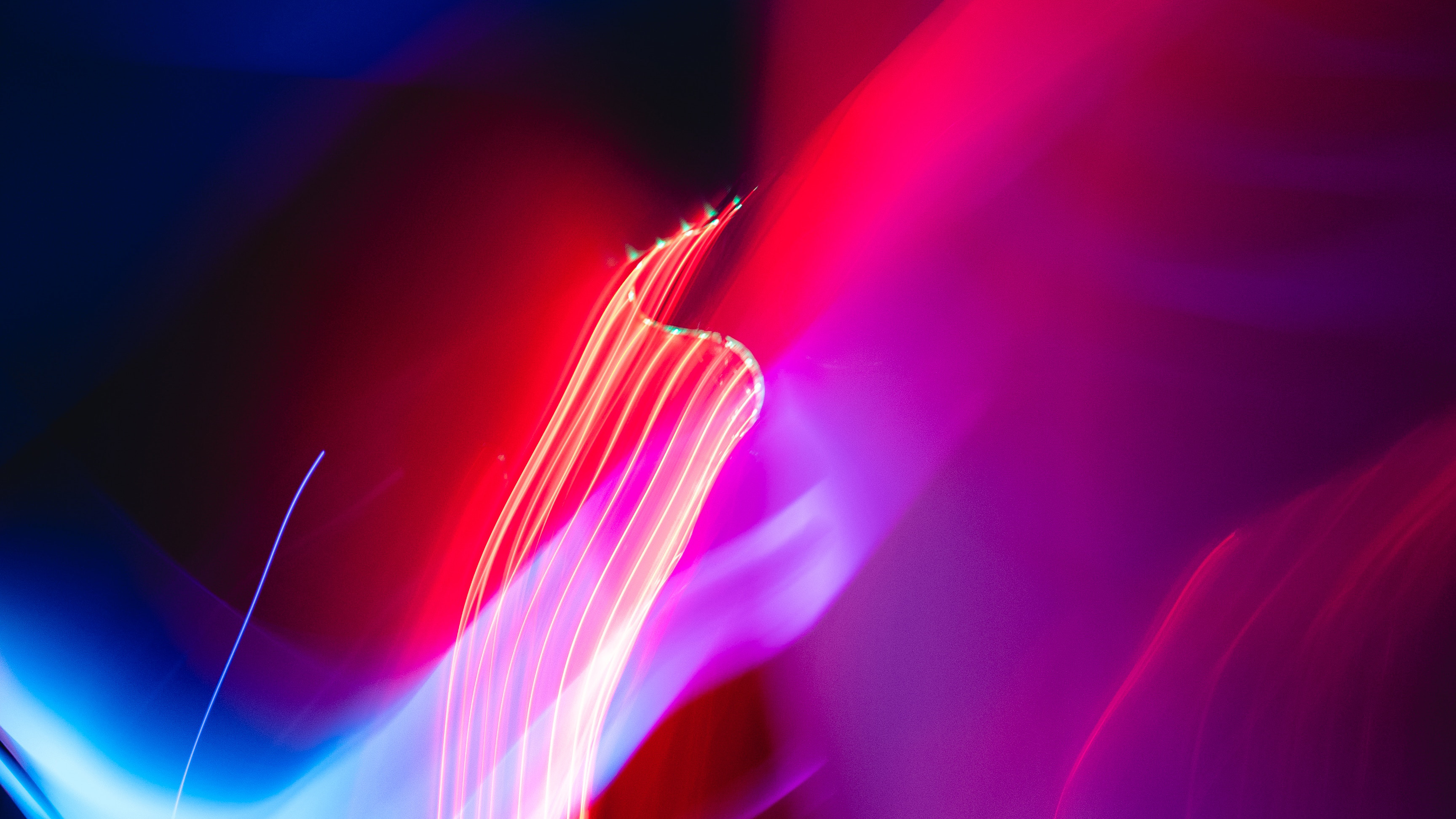 Line Strips Bright Red 4k Wallpaper HD Abstract Image