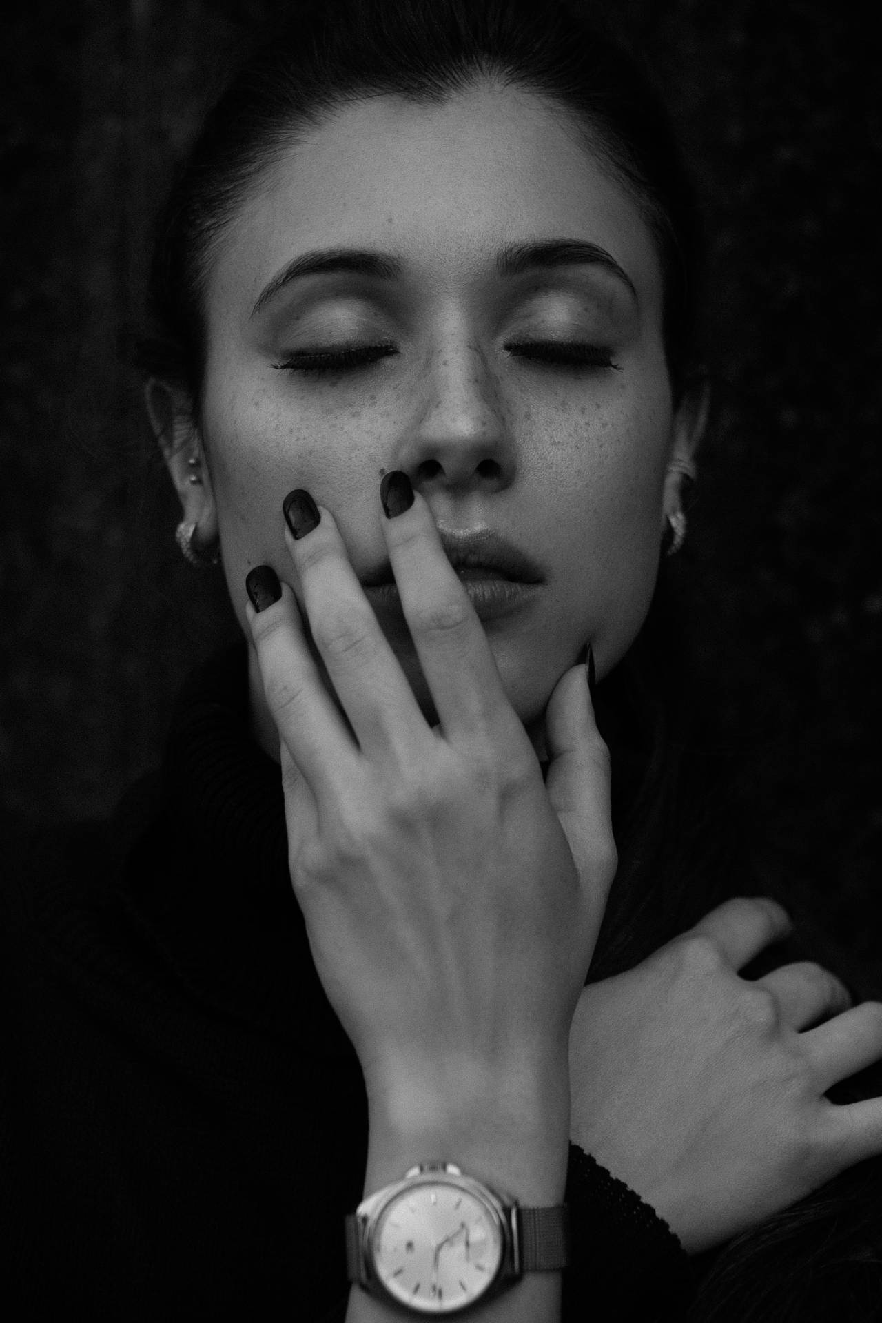 Woman S Beauty Up Wallpaper