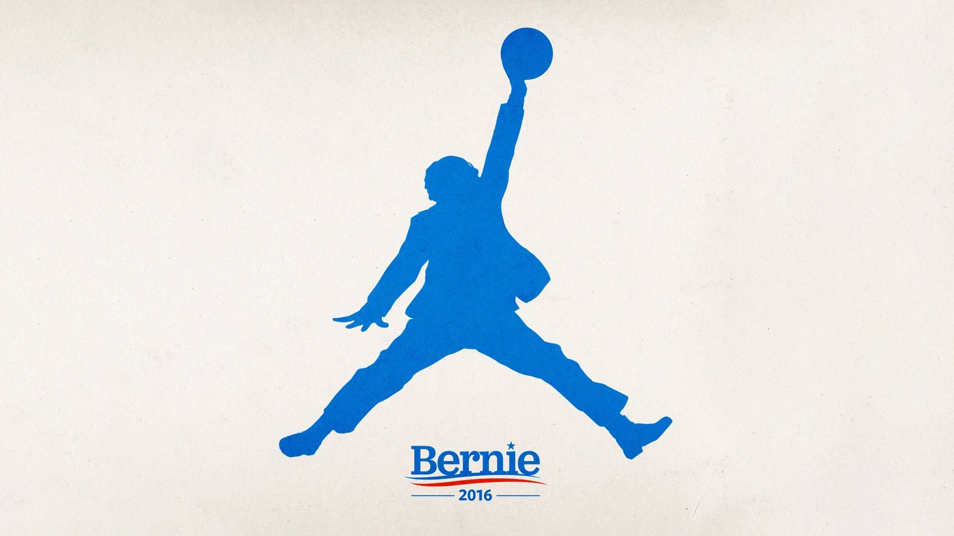 Bernie Sanders Jumpman R Wallpaper