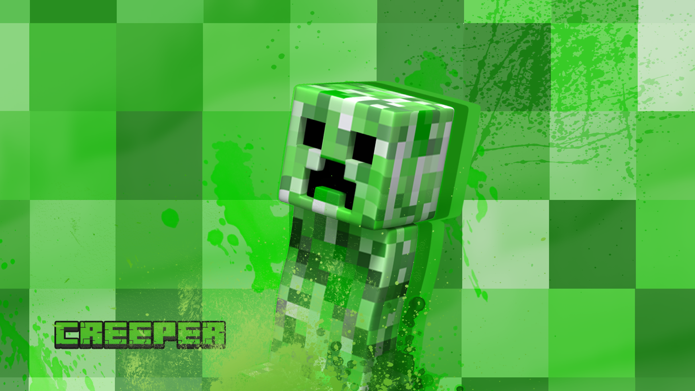Wallpaper Creeper Minecraft By Darkyx